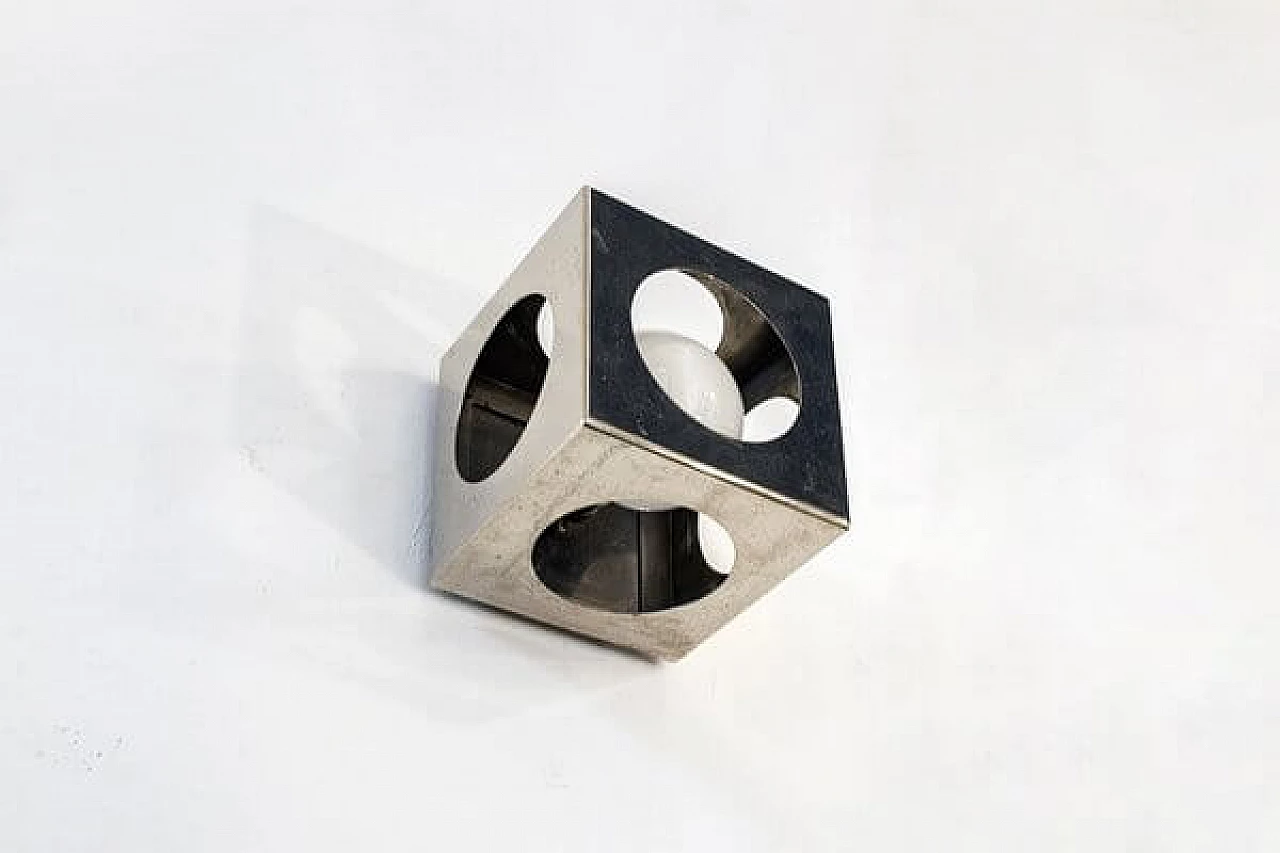 Steel wall and table lamp by Reggiani, 1970s 8