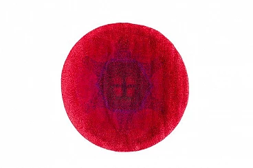 Red rug from Desso, 1970s