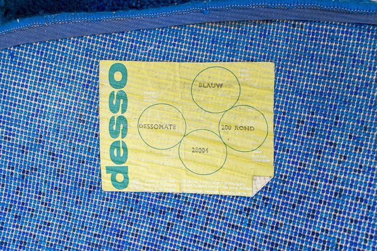 Blue Rug from Desso, 1970s 4