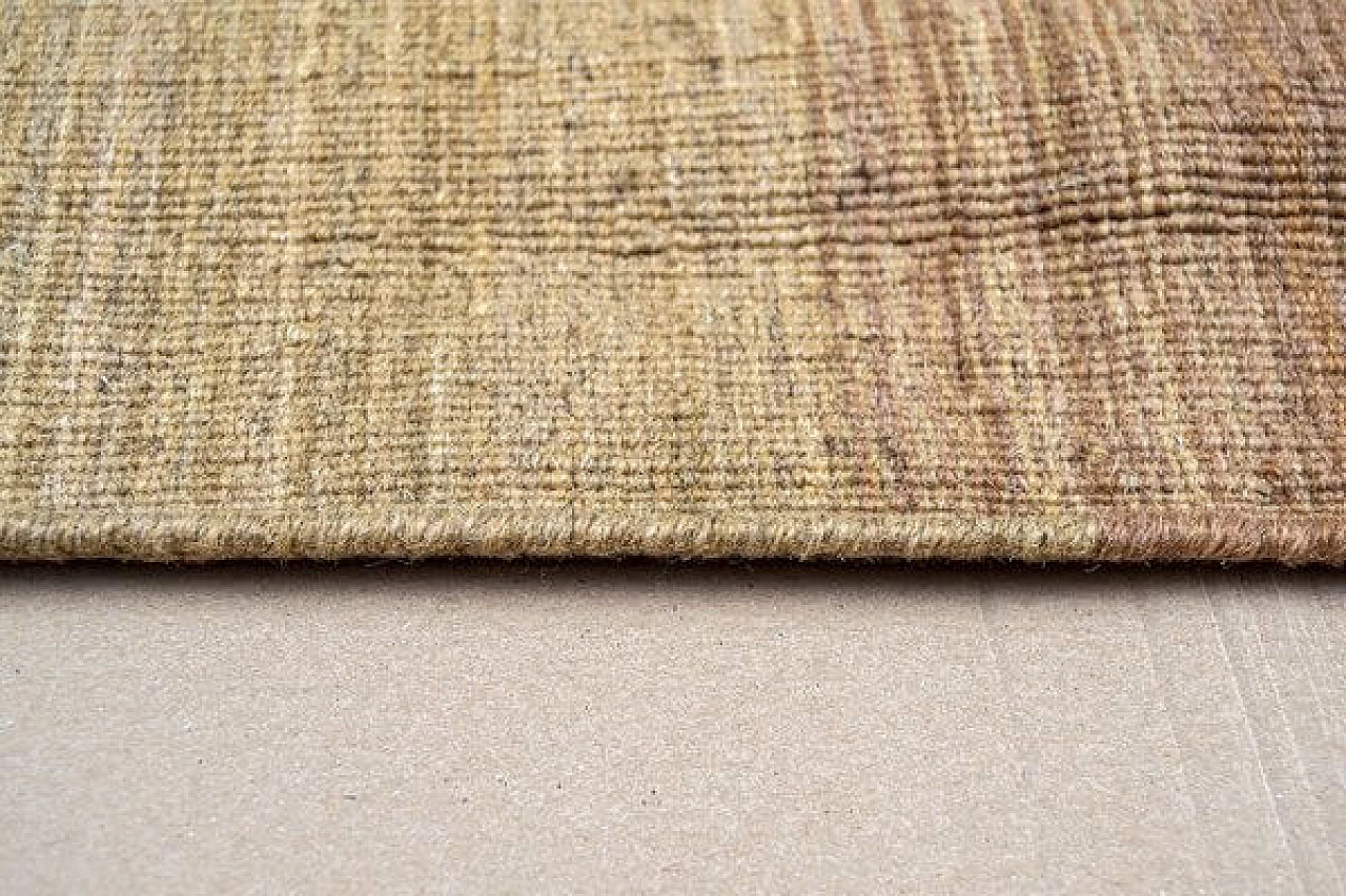 Tappeto a righe in cotone, anni '70 2