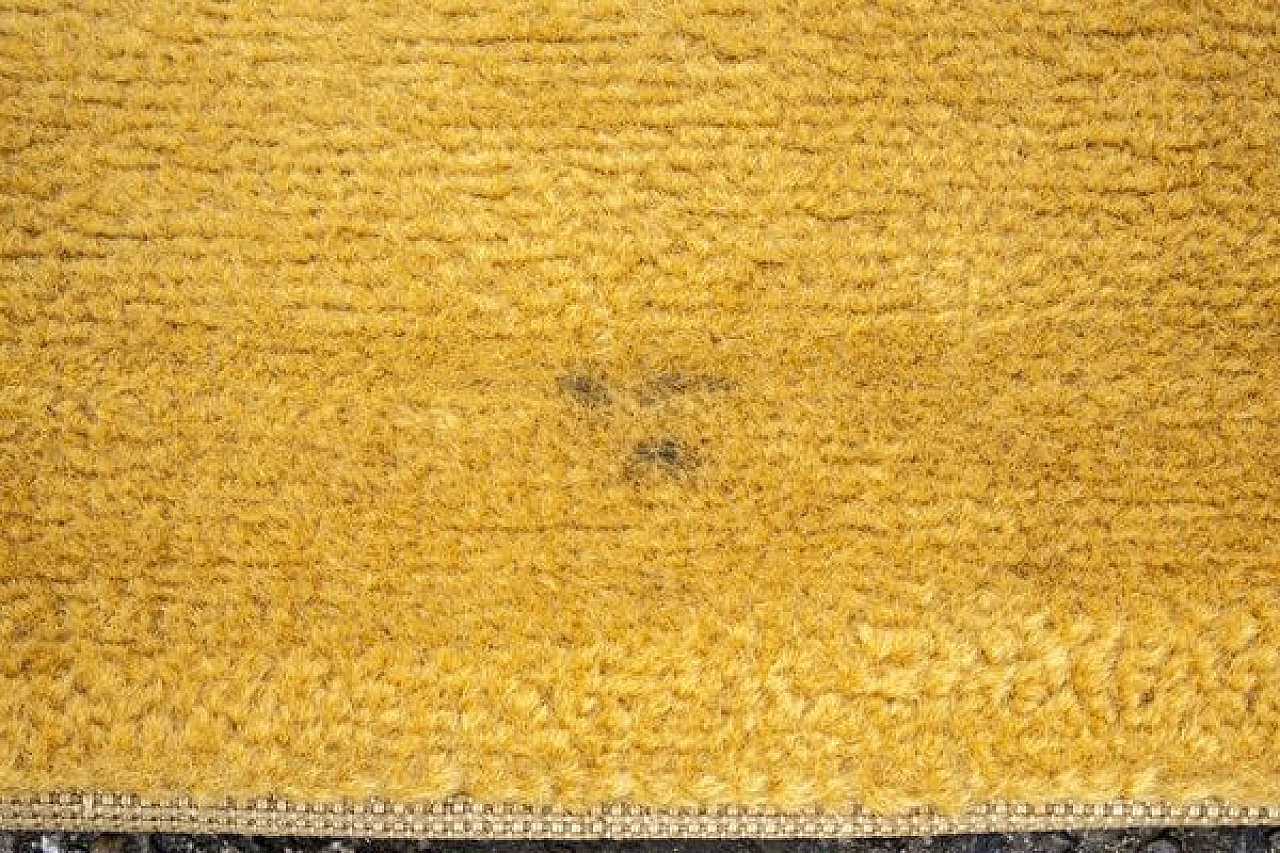 Wool rug with geometric designs, 1950s 6