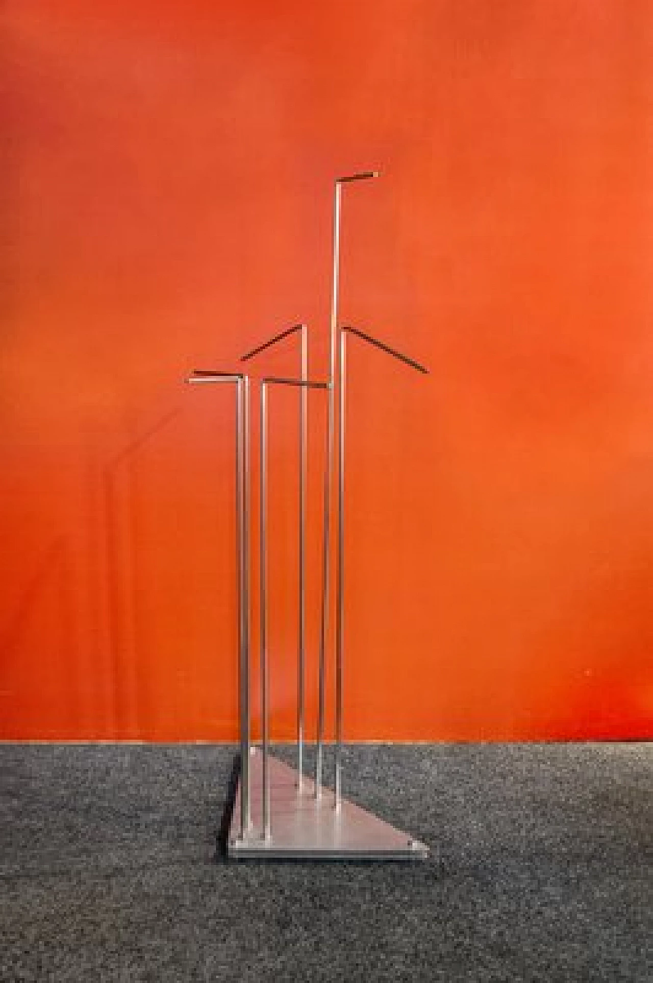 Servomuto postomoderno in acciaio cromato, anni '90 2