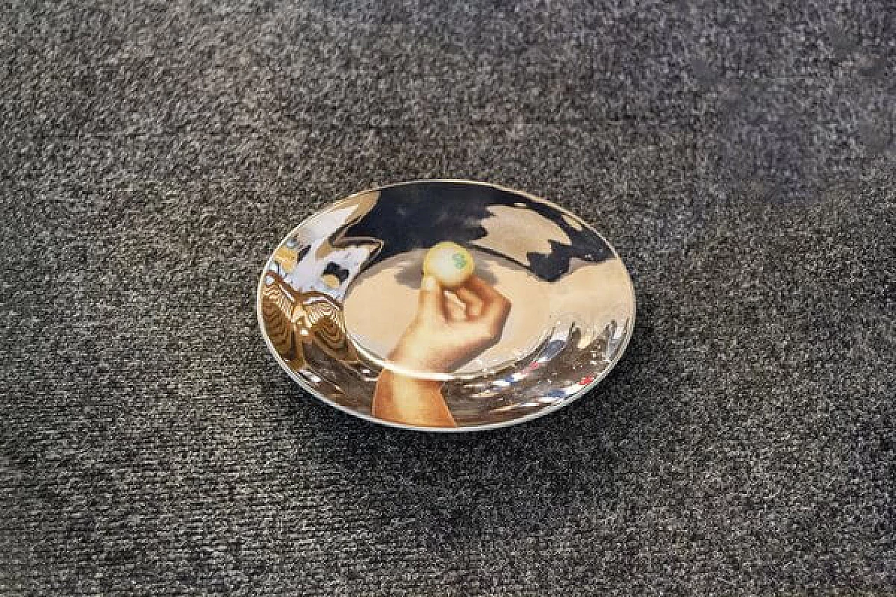 Numbered ceramic plate by Michelangelo Pistoletto for Richard Ginori, 2002 2