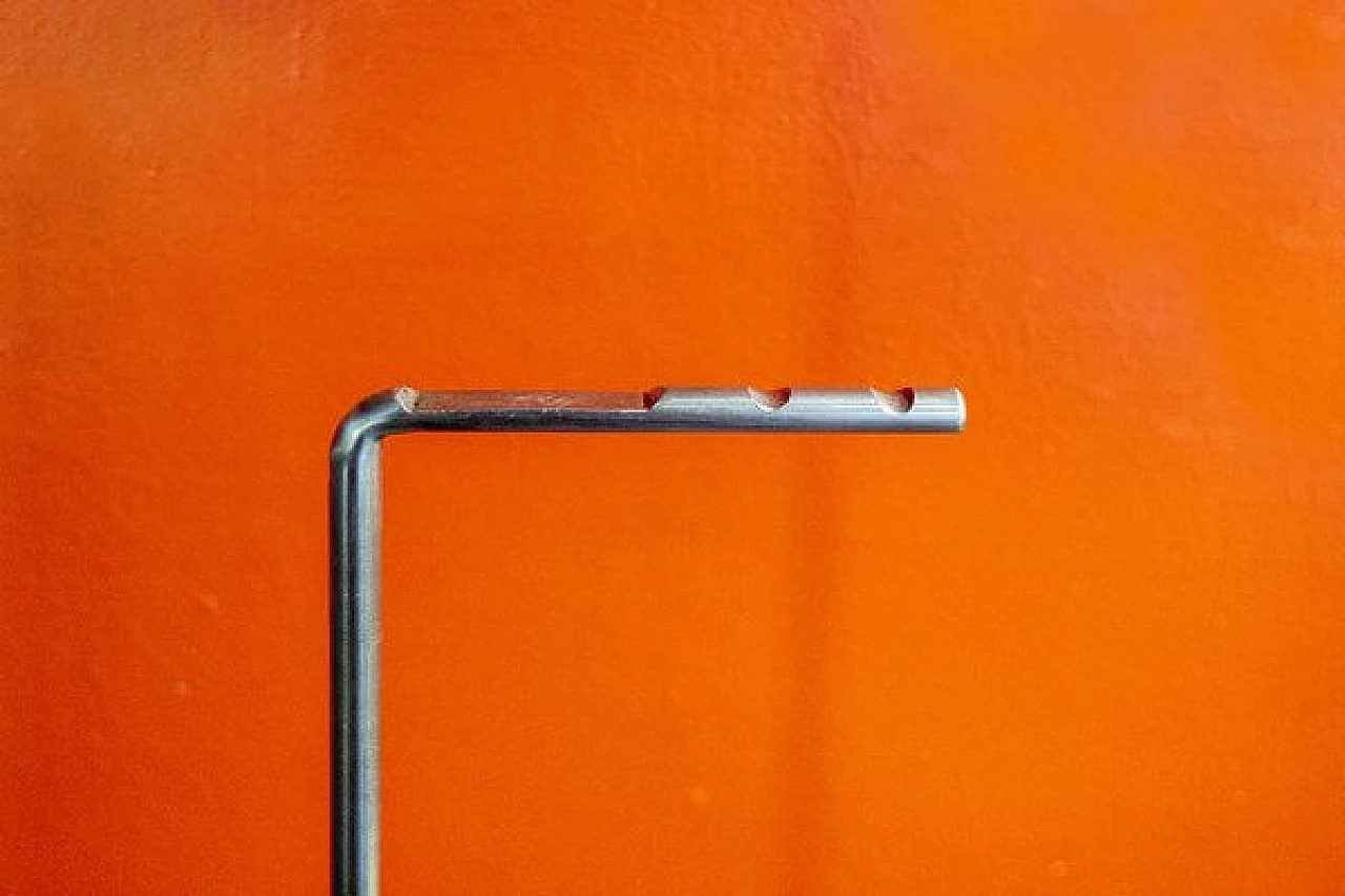 Servomuto postomoderno in acciaio cromato, anni '90 3