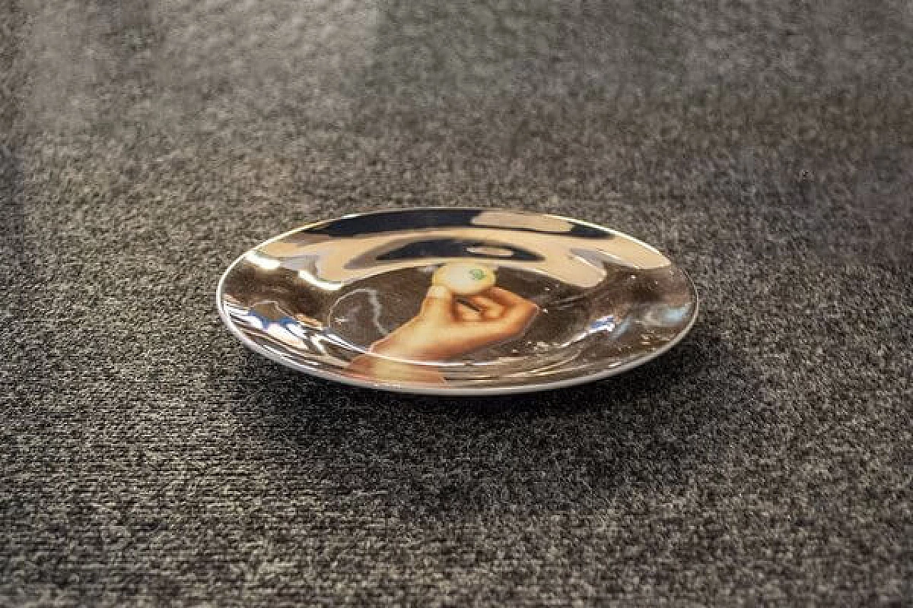 Numbered ceramic plate by Michelangelo Pistoletto for Richard Ginori, 2002 3