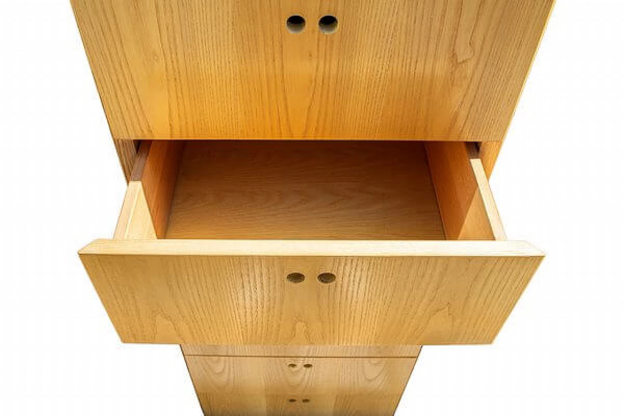 Cassettiera Samara in faggio di Derk Jan De Vries per Maisa, anni '70 3