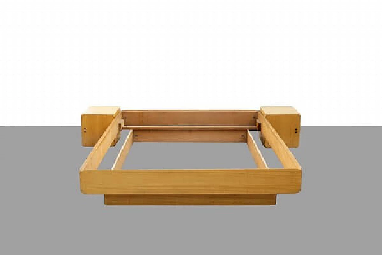 Coppia di Comodini e struttura letto Samara di Derk Jan De Vries per Maisa, anni '70 1