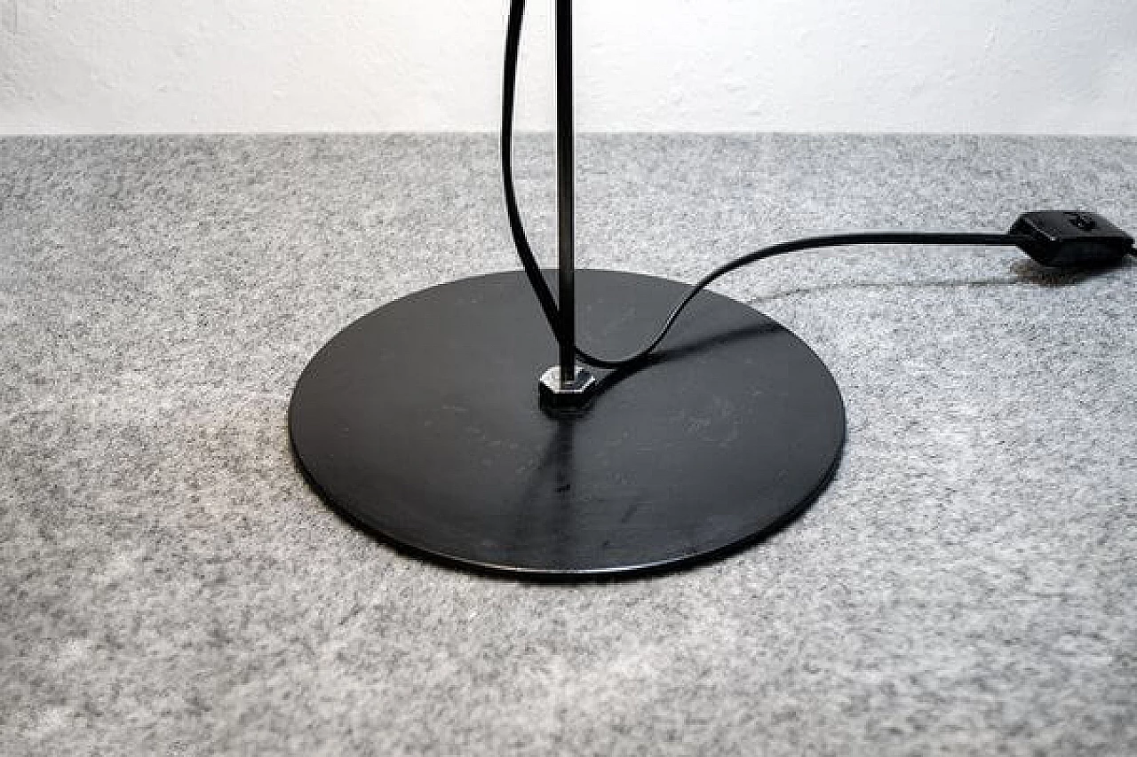 Table lamp with laquered metal base by Ingo Maurer, 1970s 6