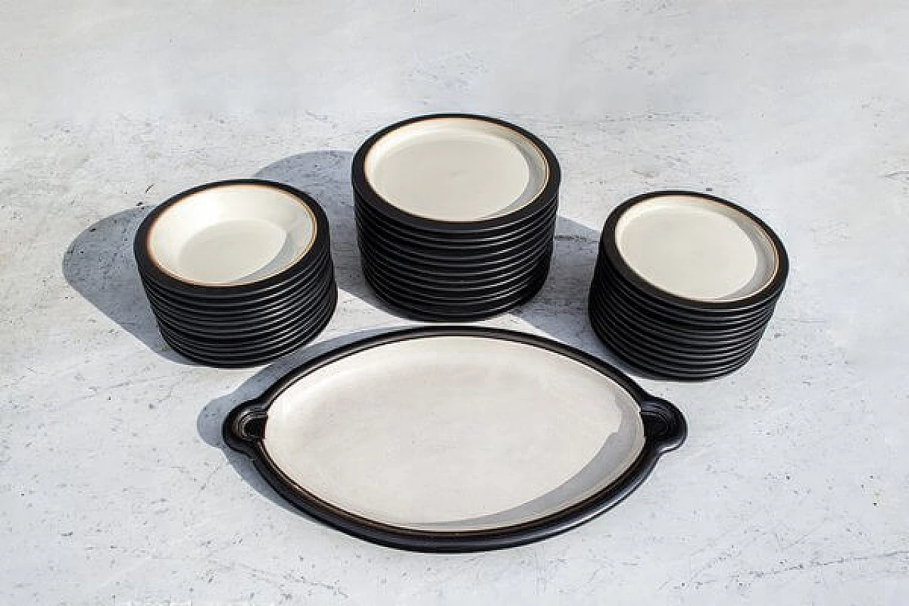 37 ceramic tableware by Franco Bucci for Laboratorio Pesaro, 1960s 1