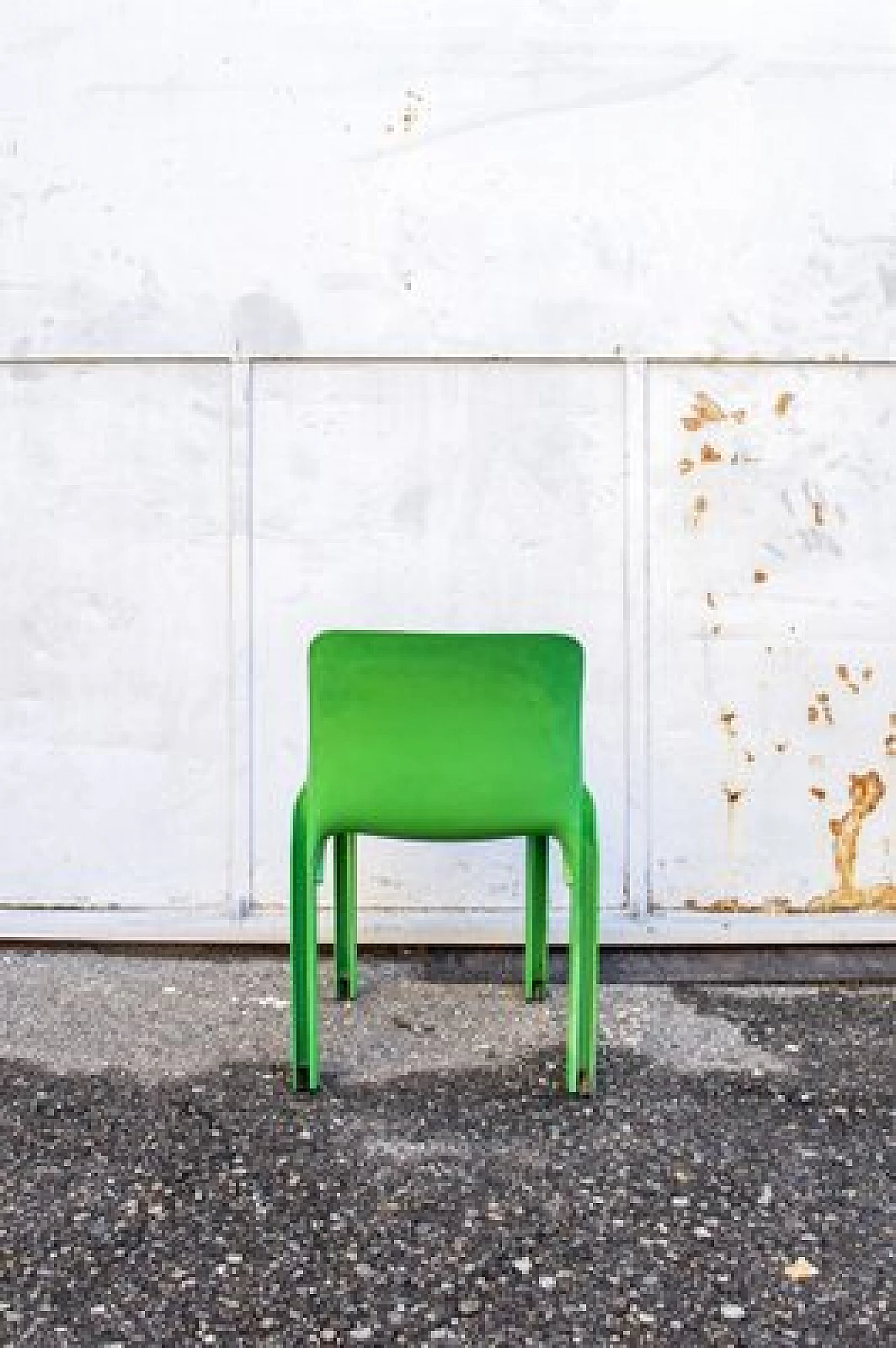 6 green Selene chairs by Vico Magistretti for Artemide, 1979 4