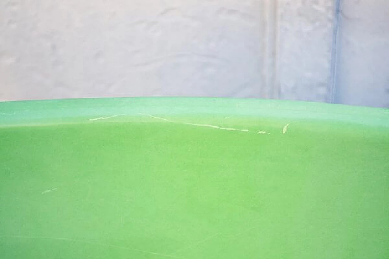 3 green Vicar armchairs by Vico Magistretti for Artemide, 1970s 6