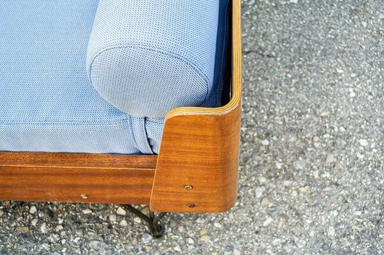 Divano letto in legno di Gastone Rinaldi per Rima, anni '50 4