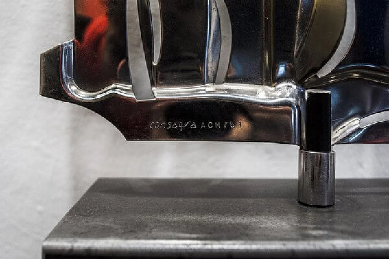 Scultura Girevole di Pietro Consagra per Alessi d'Apres, 1975 4