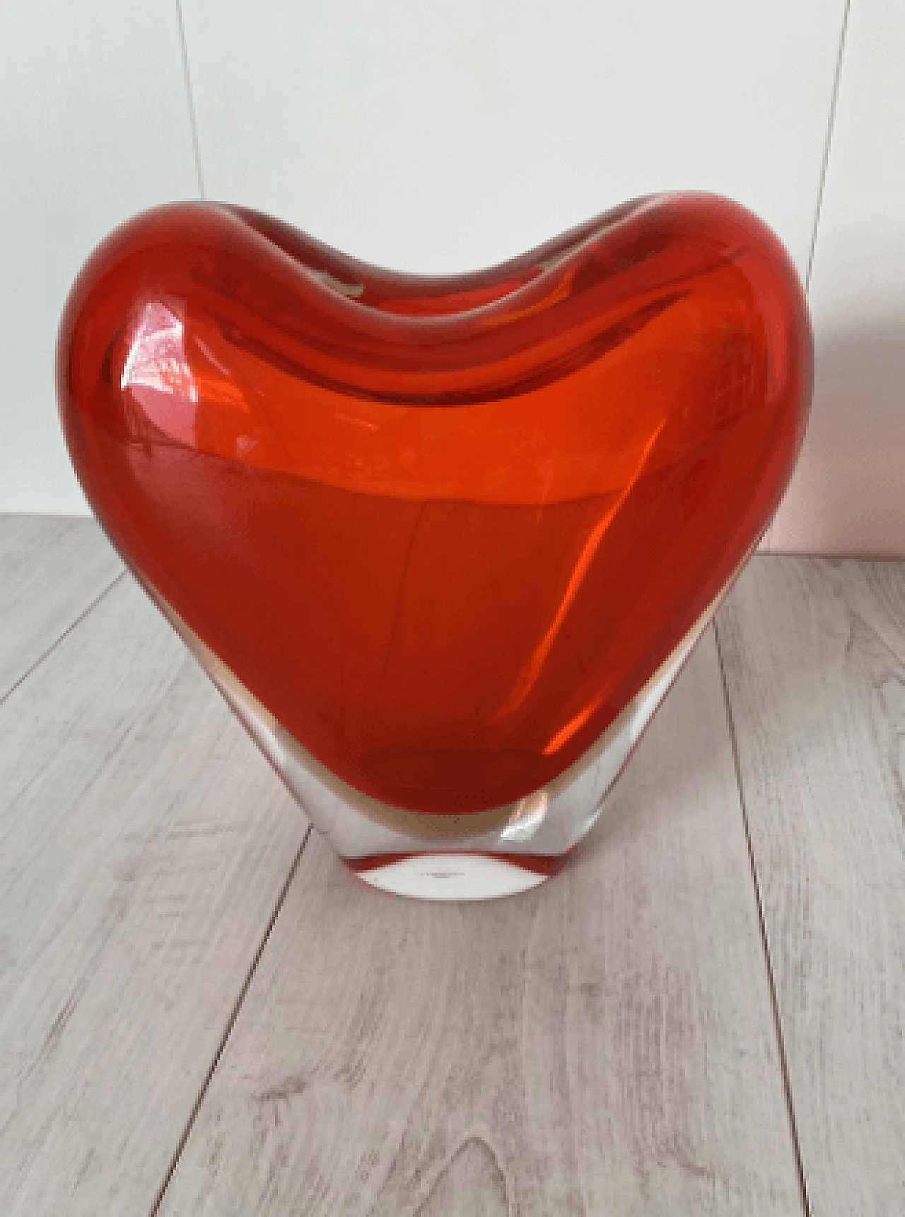 3 Vases Cuore and Cuoricino by Maria Christina Hamel for Salviati, 1990s 3