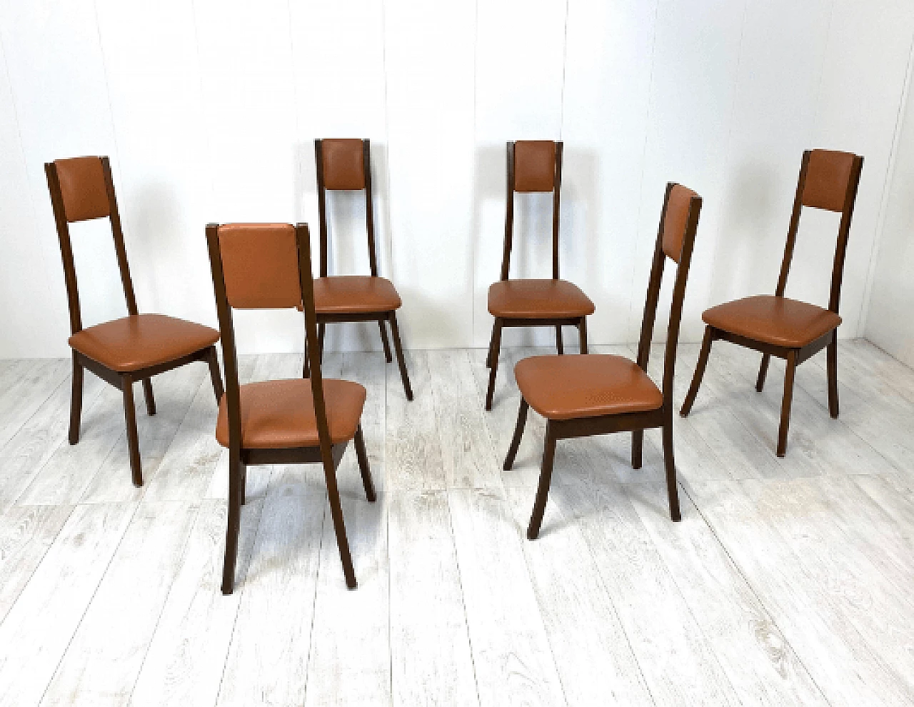 6 Programma S11 chairs by Angelo Mangiarotti for La Sorgente dei Mobili, 1970s 2