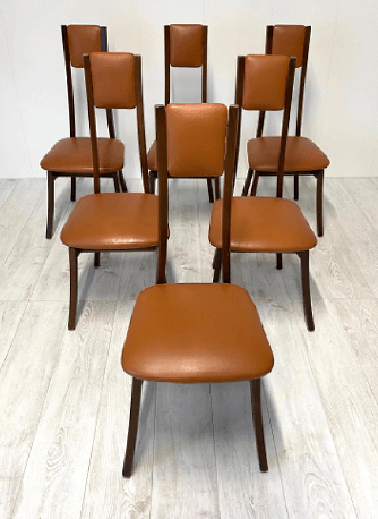 6 Programma S11 chairs by Angelo Mangiarotti for La Sorgente dei Mobili, 1970s 3