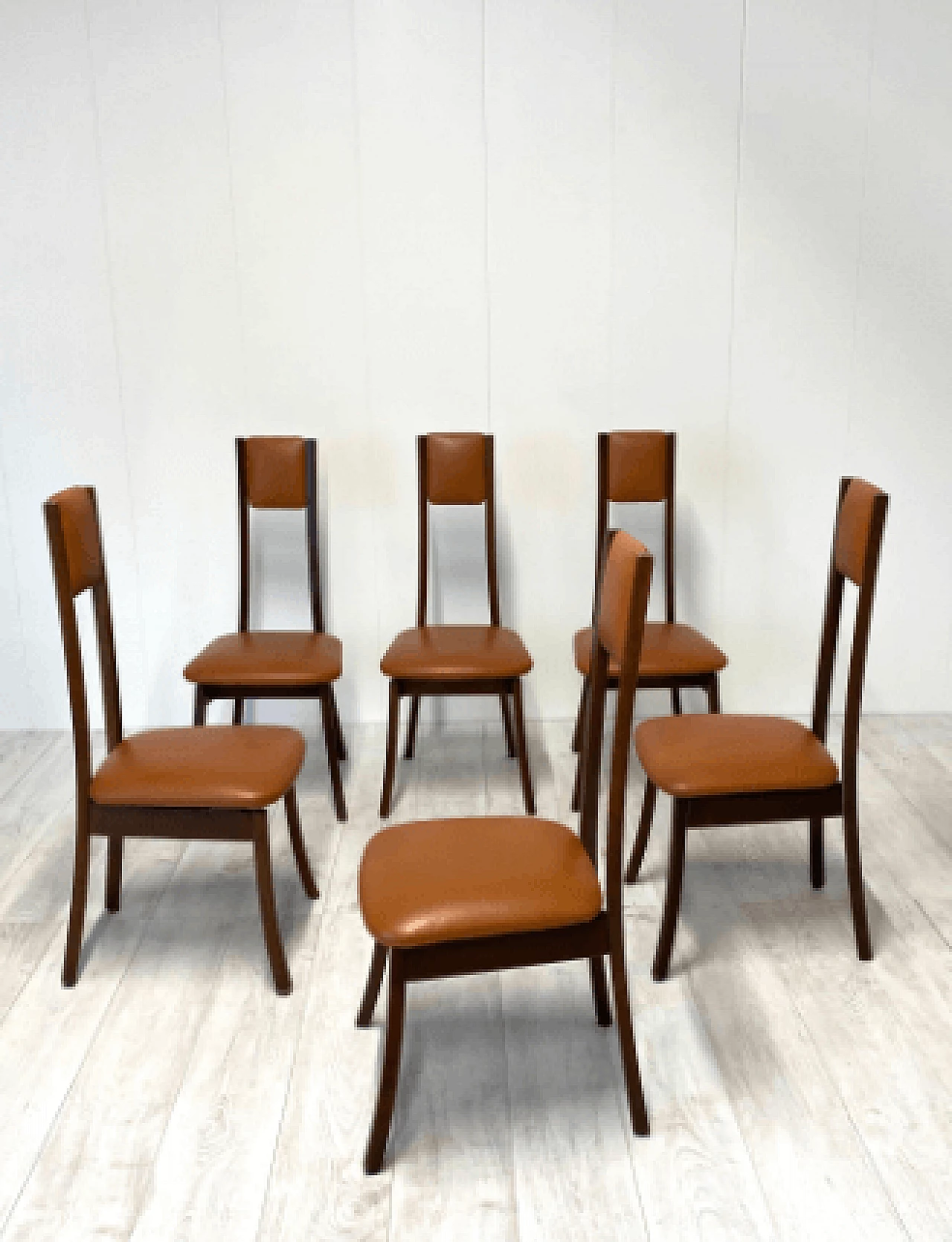 6 Programma S11 chairs by Angelo Mangiarotti for La Sorgente dei Mobili, 1970s 4