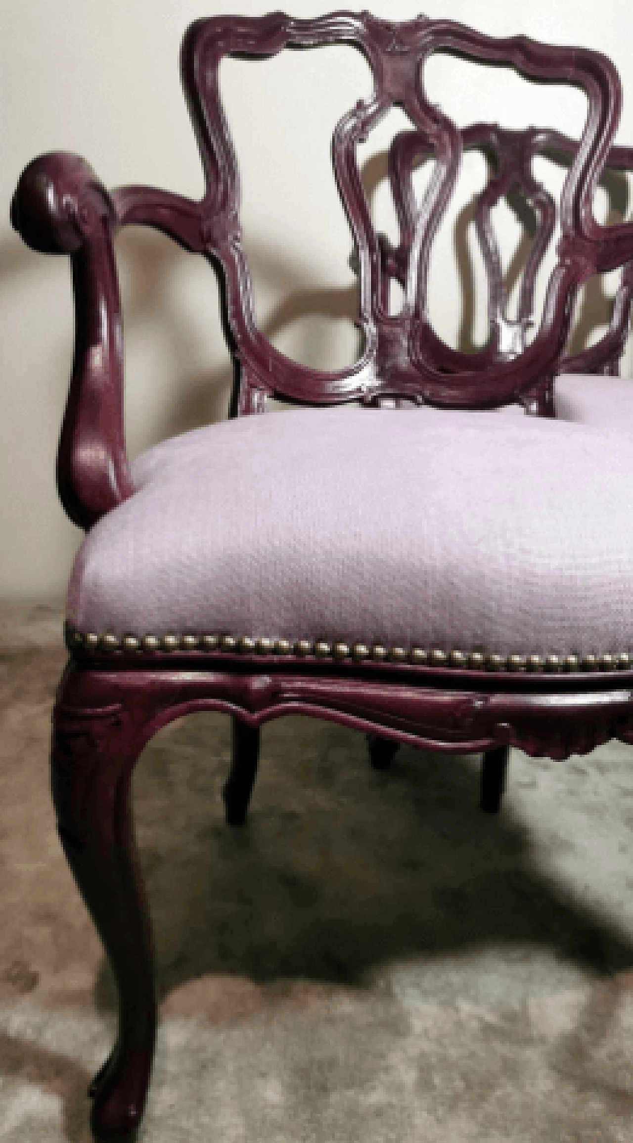 Pair of Louis Philippe King/Antique Master armchairs, late 19th century 9