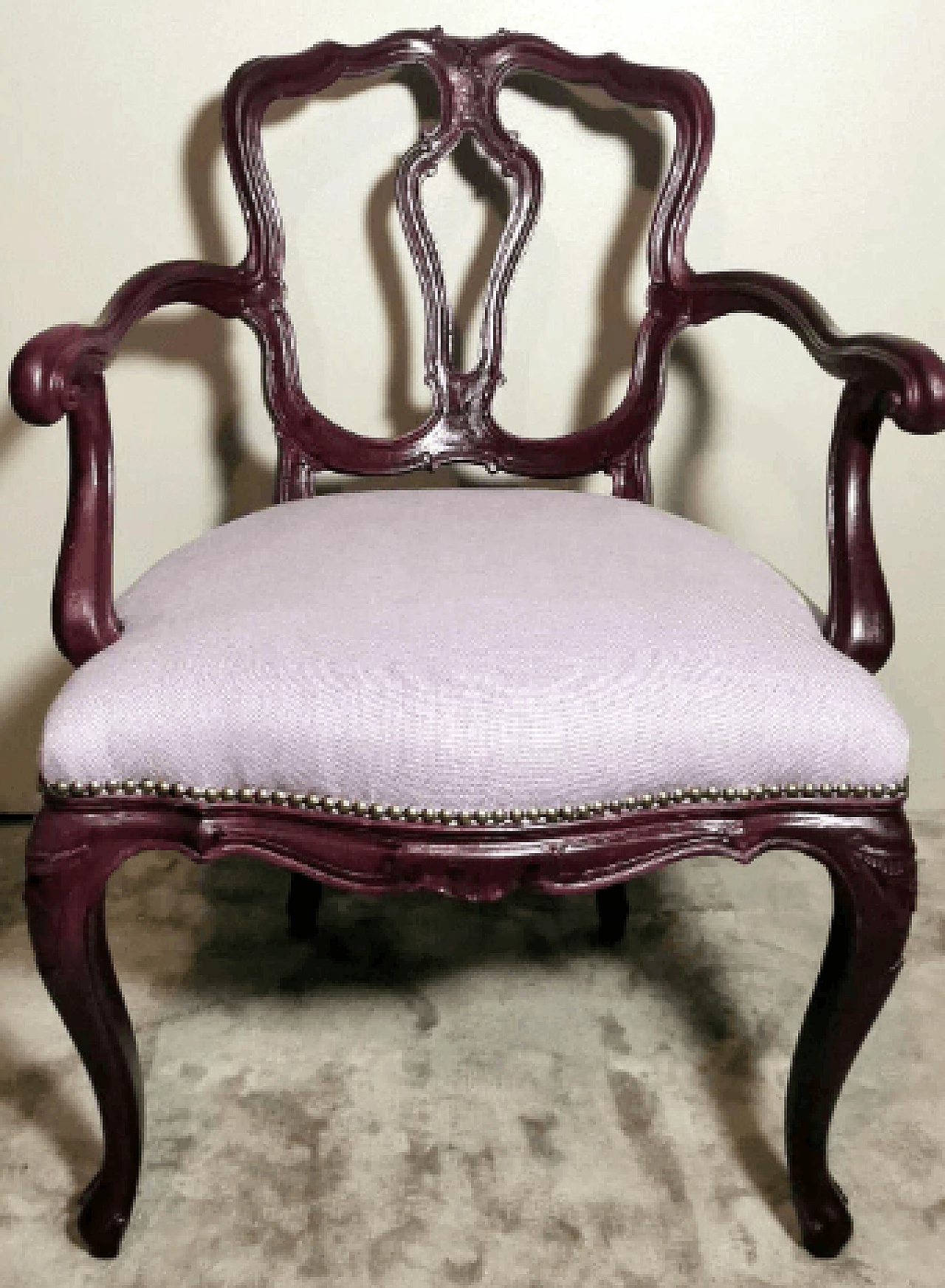 Pair of Louis Philippe King/Antique Master armchairs, late 19th century 10