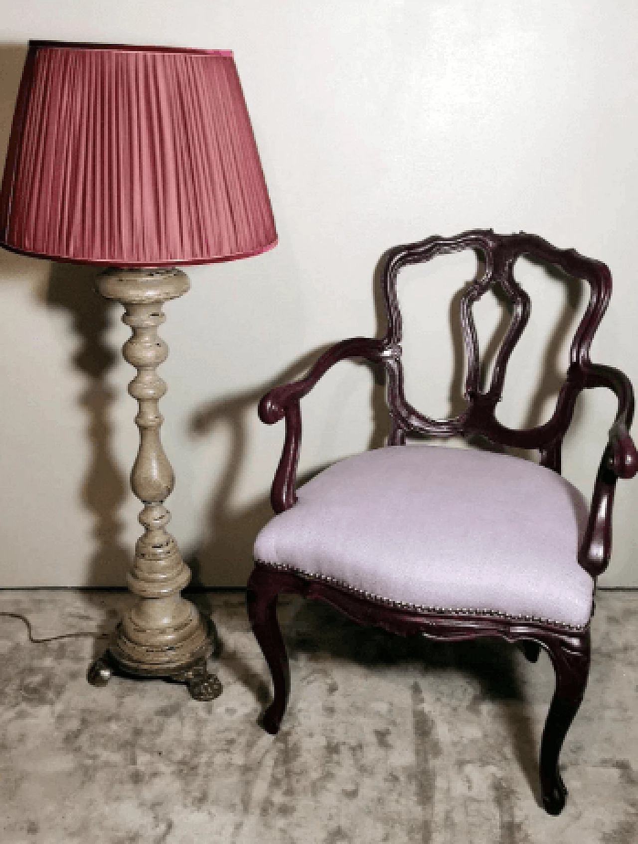 Pair of Louis Philippe King/Antique Master armchairs, late 19th century 19