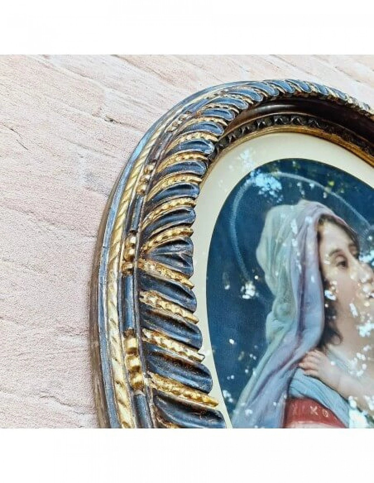 Madonna and Baby Jesus, chromolithography, early 20th century 9