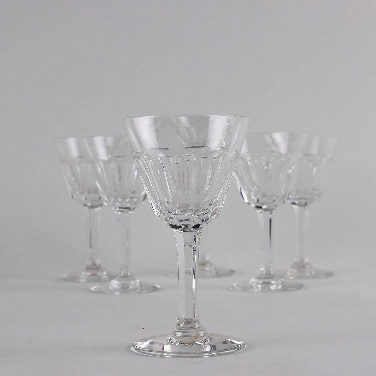 6 Saint Louis crystal bitter glasses 3