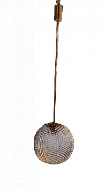 Hanging lamp attributed to Seguso for Vetri d'Arte, 1930s