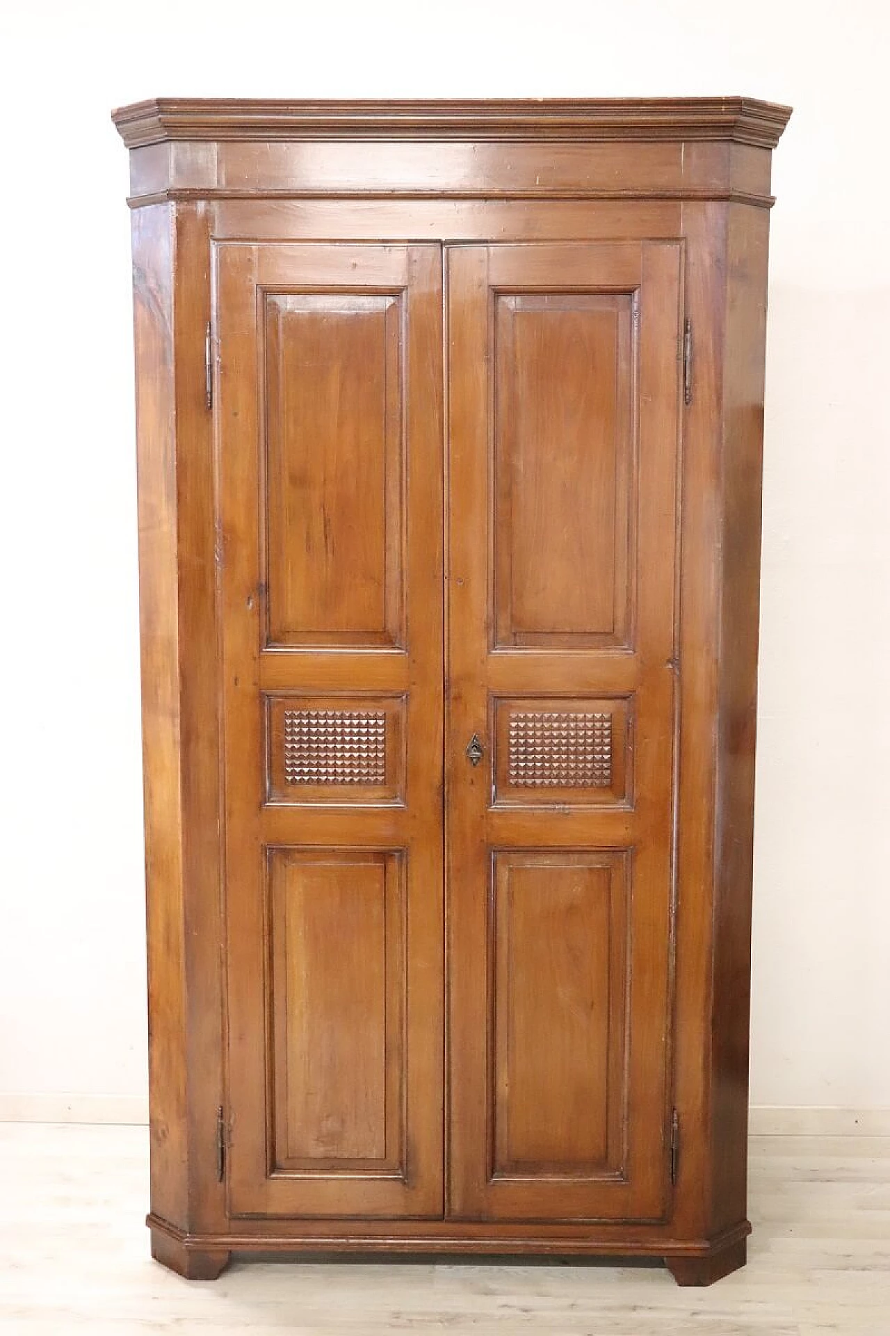 Solid walnut corner cabinet, early 20th century 2