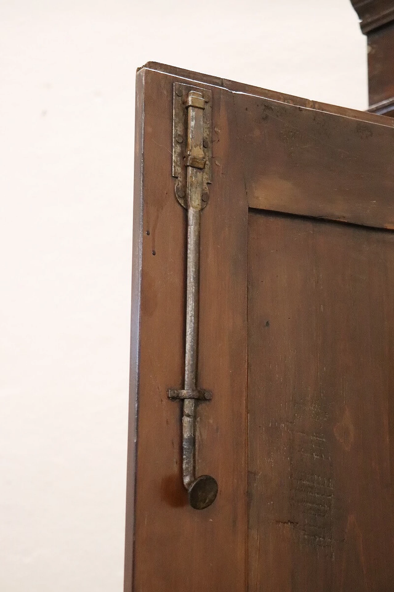 Solid walnut corner cabinet, early 20th century 6