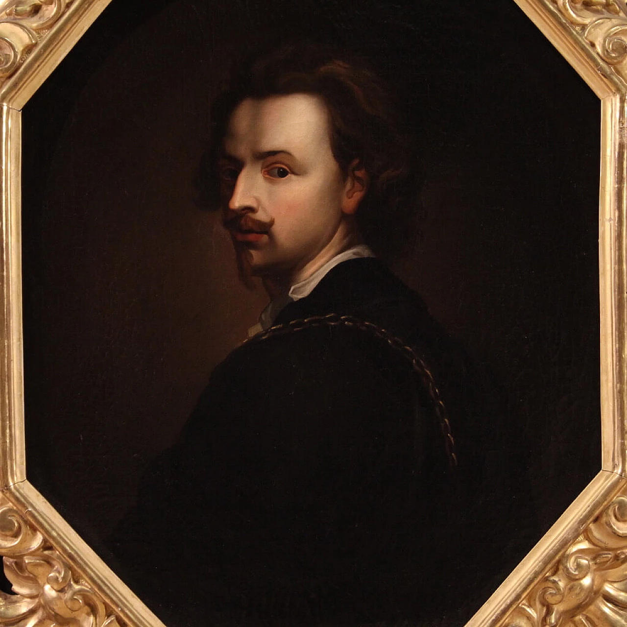 Van Dyck portrait, oil painting on canvas, first half of the 19th century 2