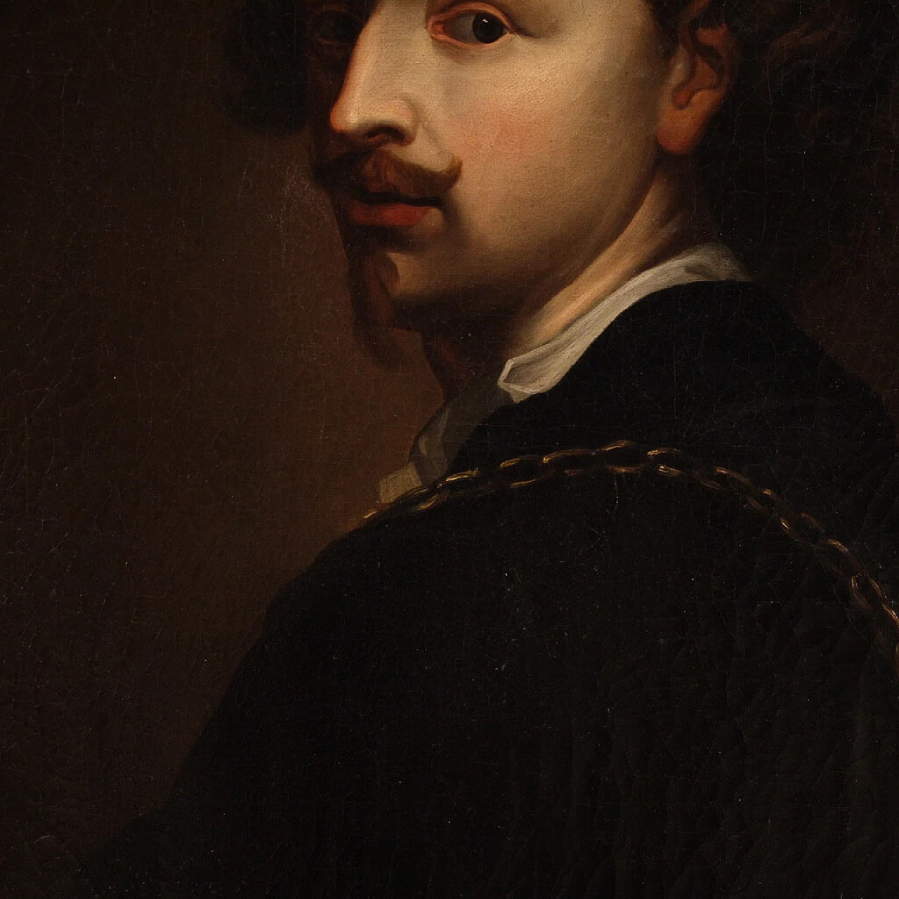 Van Dyck portrait, oil painting on canvas, first half of the 19th century 9