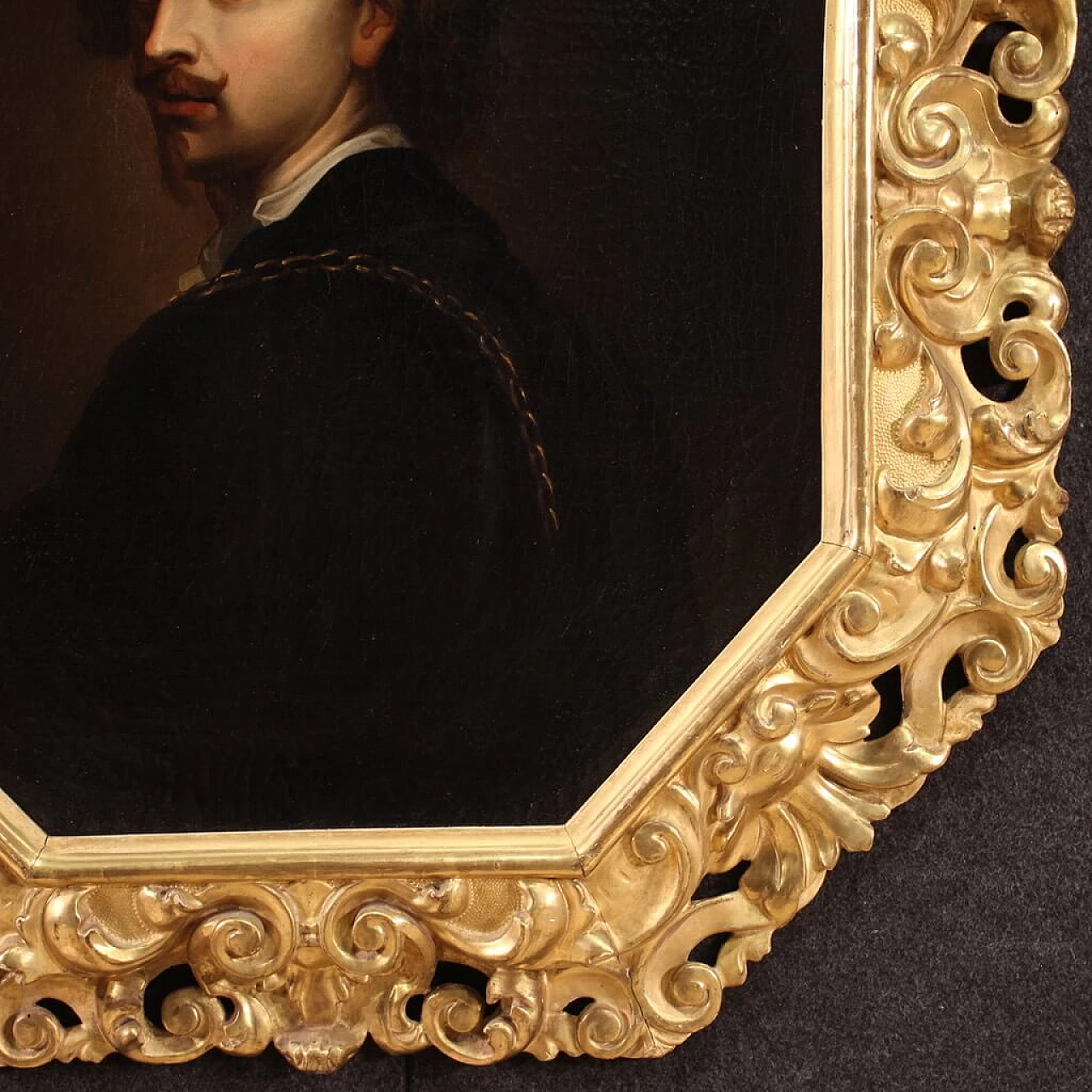 Van Dyck portrait, oil painting on canvas, first half of the 19th century 10
