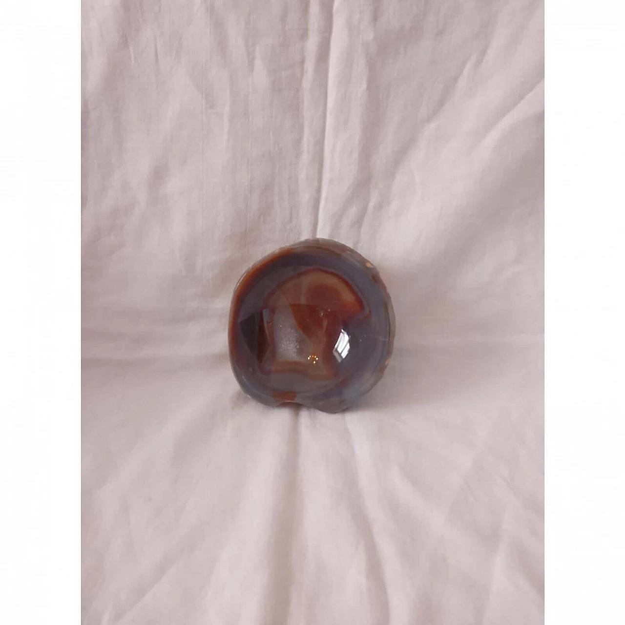 Grey and brown agate ashtray, 1950s 3