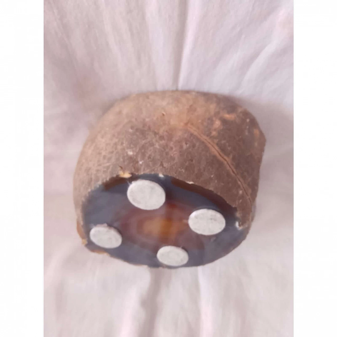 Grey and brown agate ashtray, 1950s 12