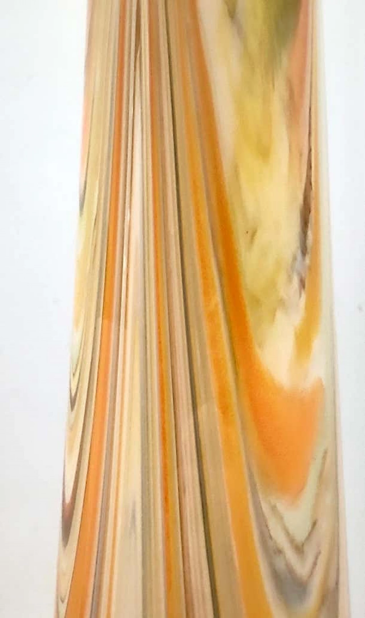 Vaso in vetro arancione Fenicio attribuito a Fratelli Toso, anni '60 13