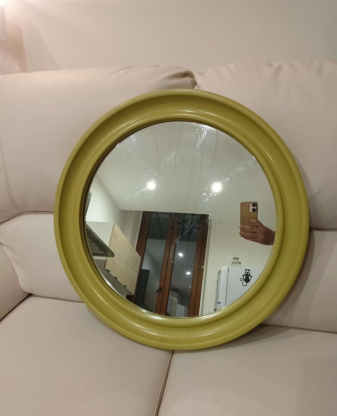 Specchio da parete America di Carrara & Matta, anni '70 1