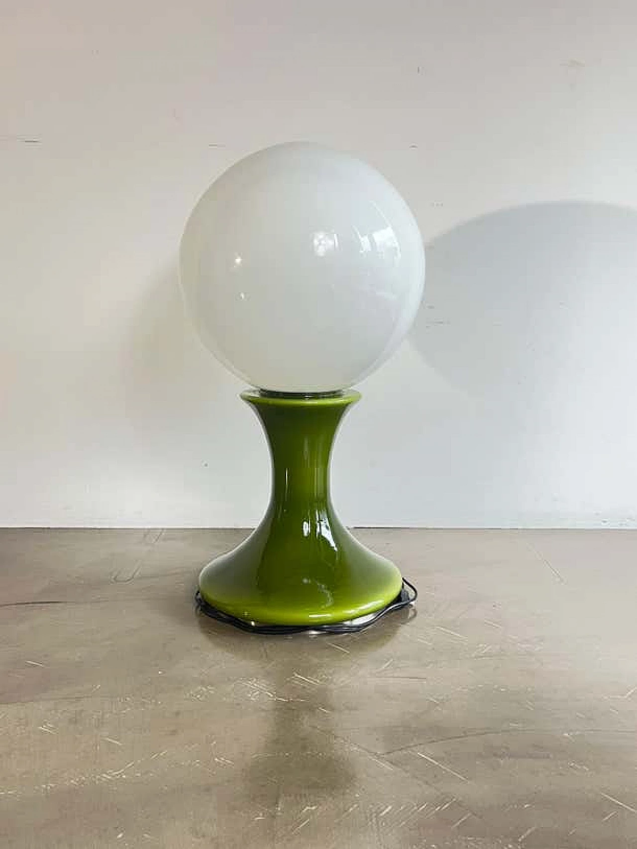 Glass table lamp by Carlo Nason for Selenova, 1970s 2