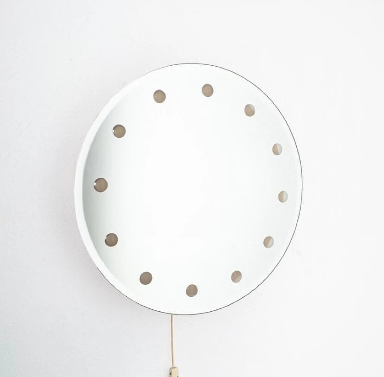 Specchio retroilluminato nello stile di Gino Sarfatti, anni '70 2