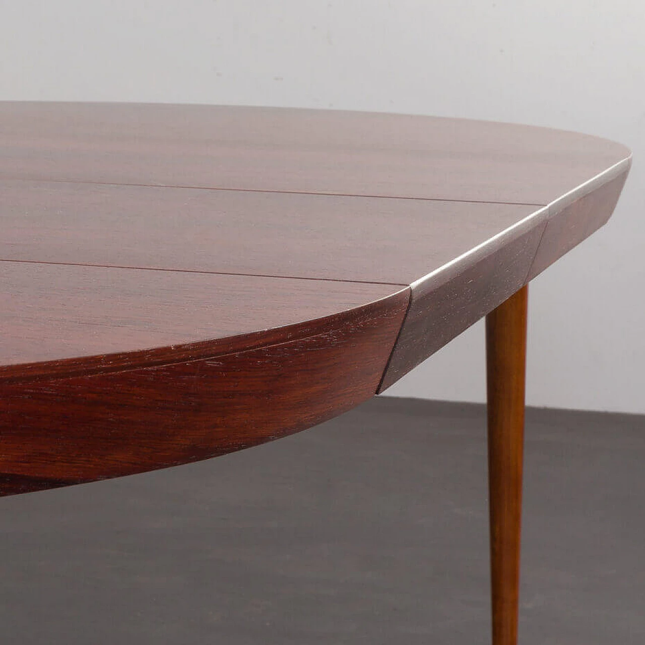 Extendable rosewood dining table by Severin Hansen for Haslev Mobler, 1960s 6