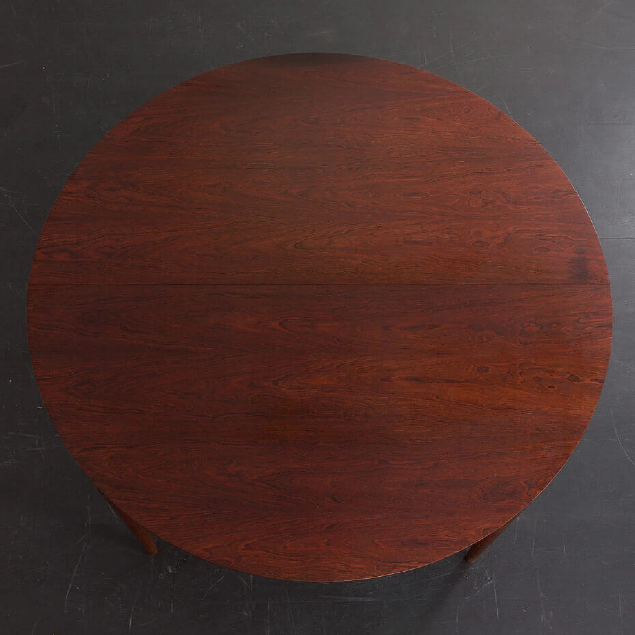 Extendable rosewood dining table by Severin Hansen for Haslev Mobler, 1960s 13