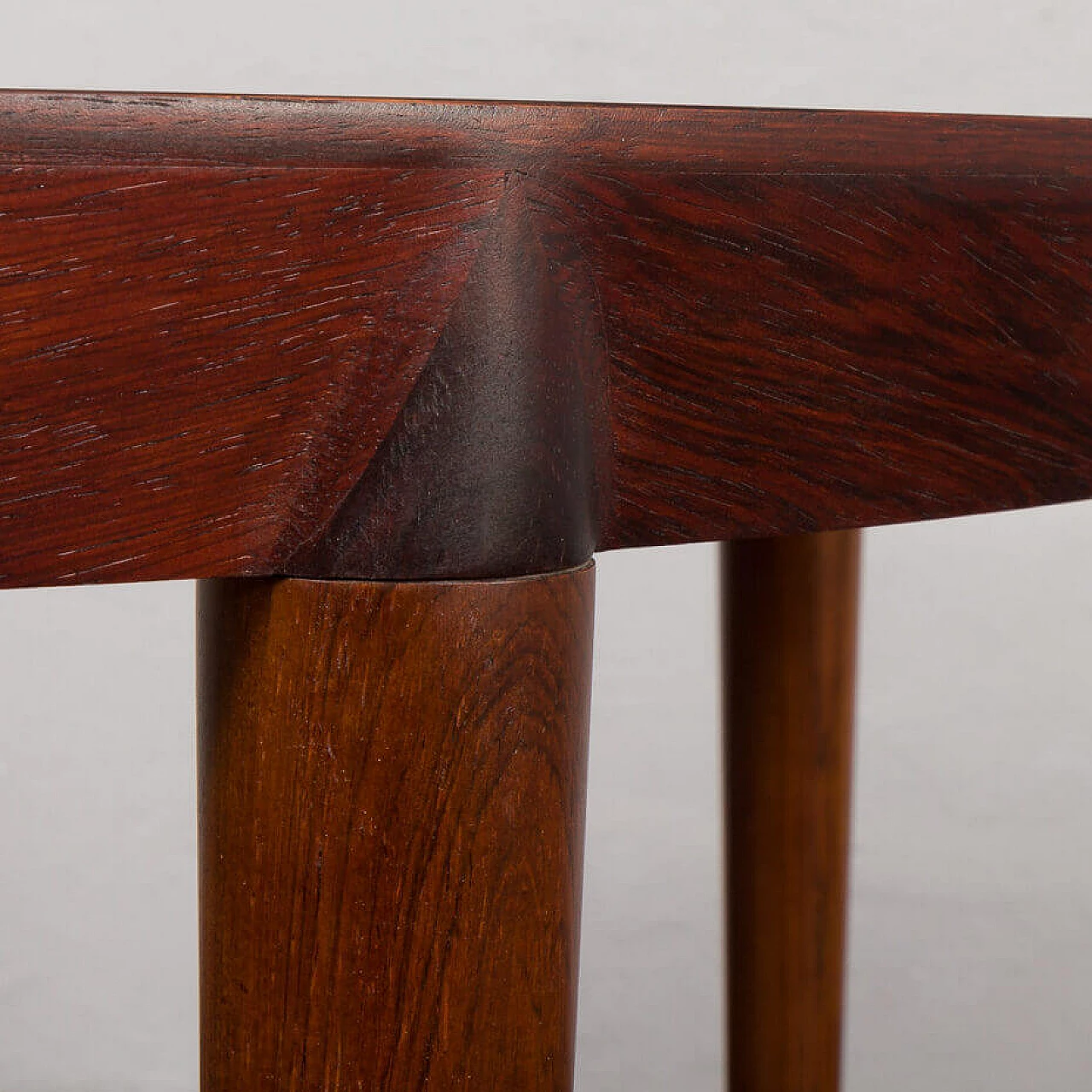 Extendable rosewood dining table by Severin Hansen for Haslev Mobler, 1960s 14