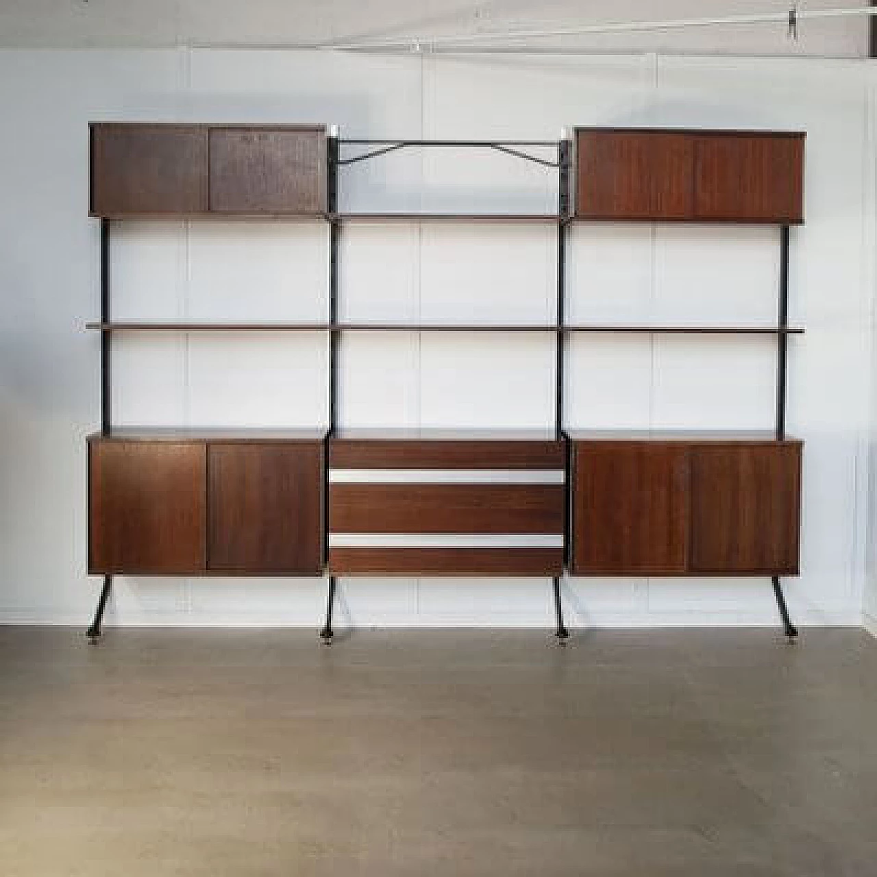 Mim rosewood bookcase by Ico Parisi for MIM Roma, 1960s 1