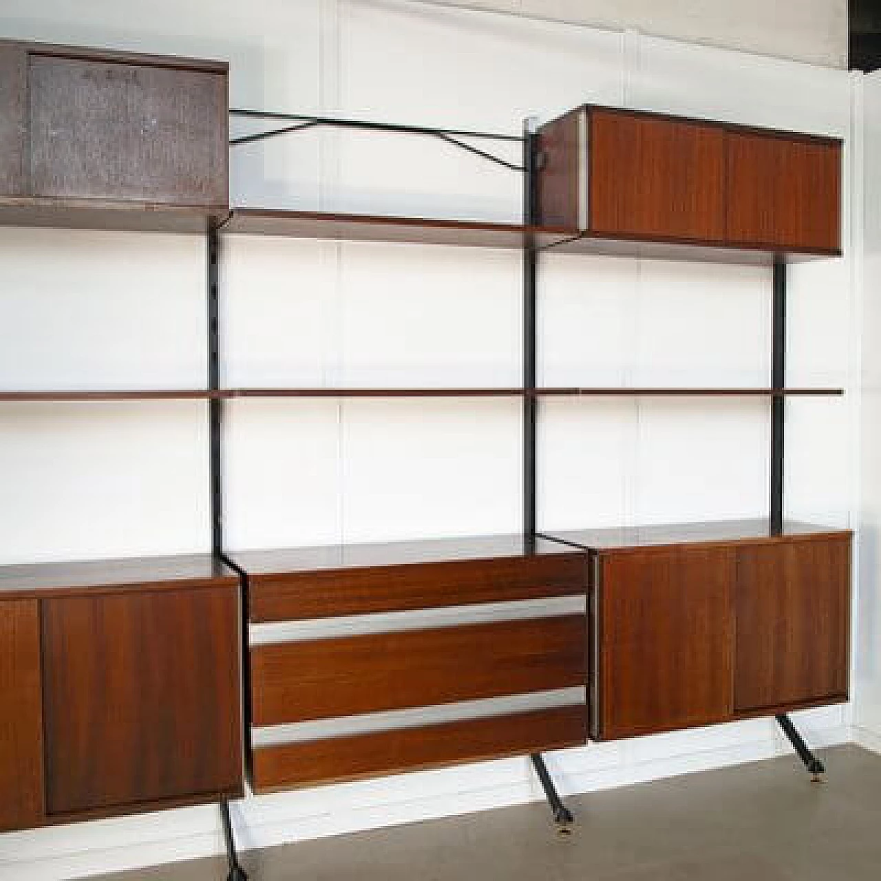 Mim rosewood bookcase by Ico Parisi for MIM Roma, 1960s 4