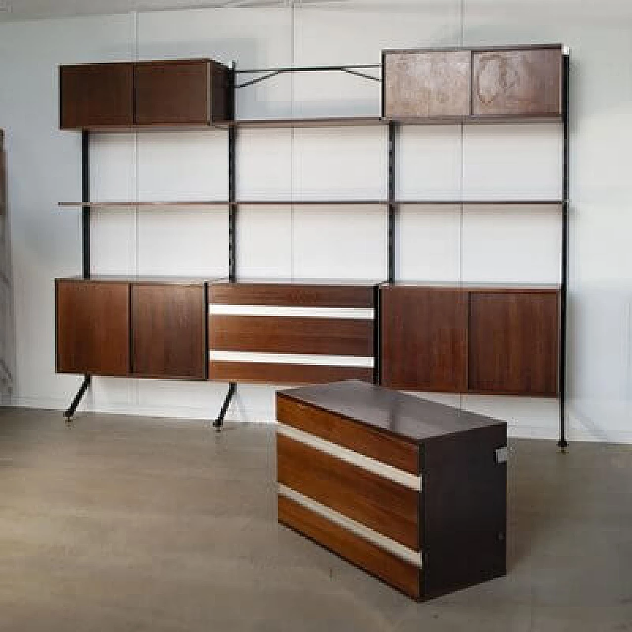 Mim rosewood bookcase by Ico Parisi for MIM Roma, 1960s 5
