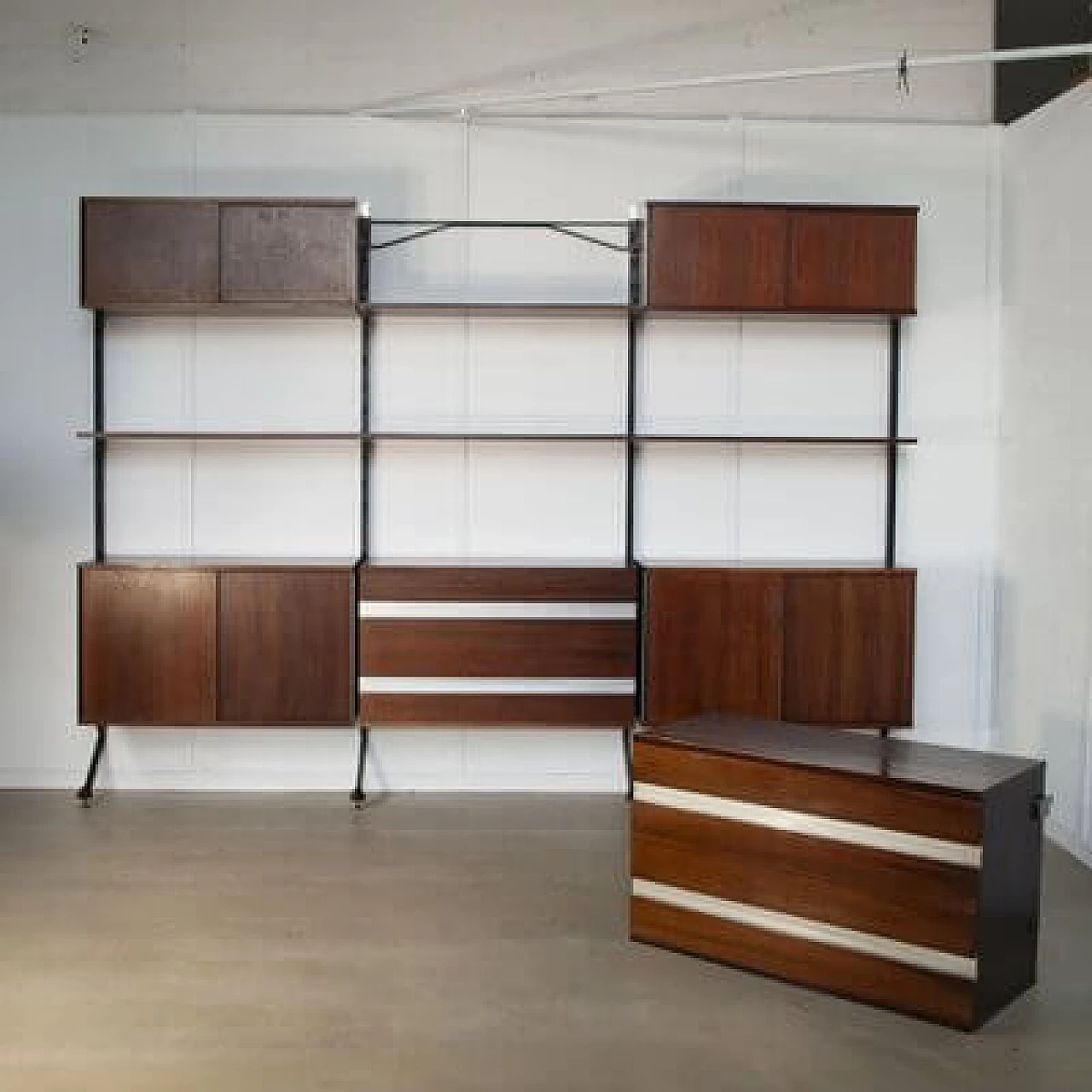 Mim rosewood bookcase by Ico Parisi for MIM Roma, 1960s 6