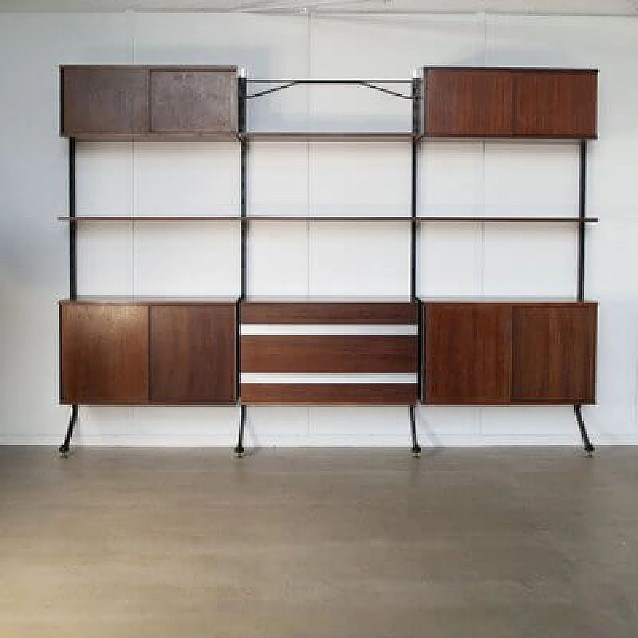 Mim rosewood bookcase by Ico Parisi for MIM Roma, 1960s 8