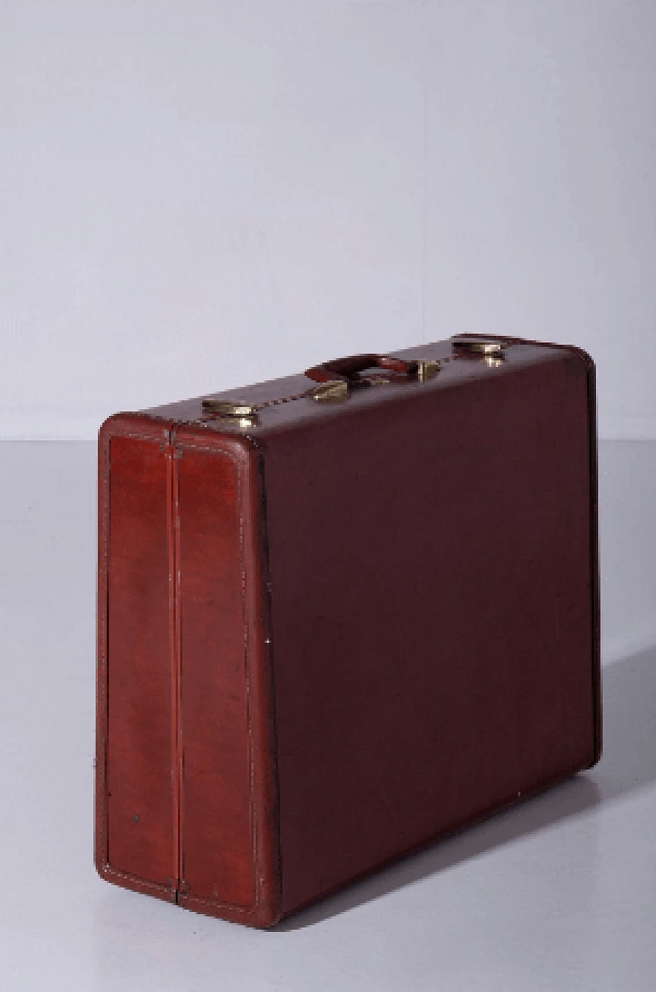 Leather Samsonite suitcase, 1950s 3