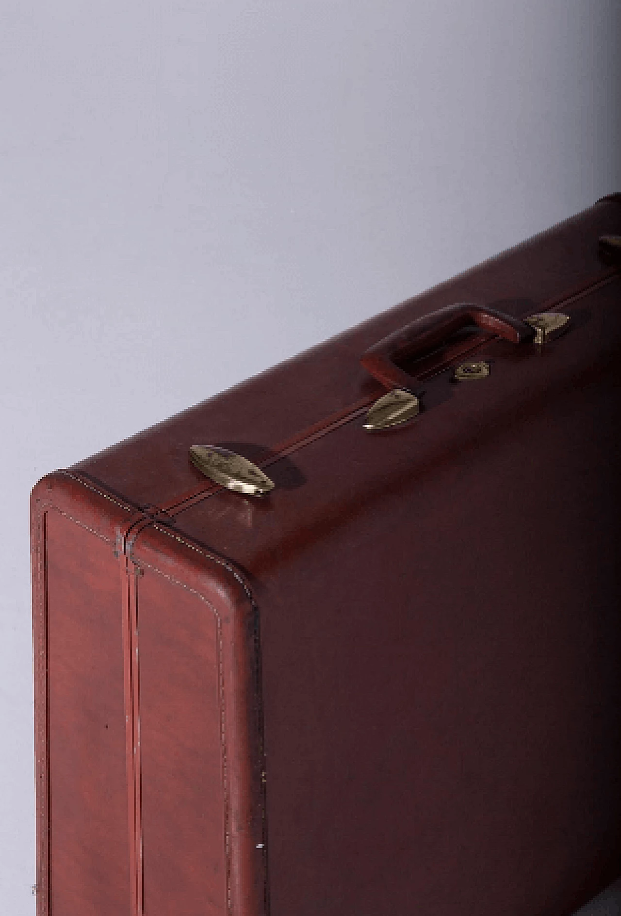 Leather Samsonite suitcase, 1950s 4
