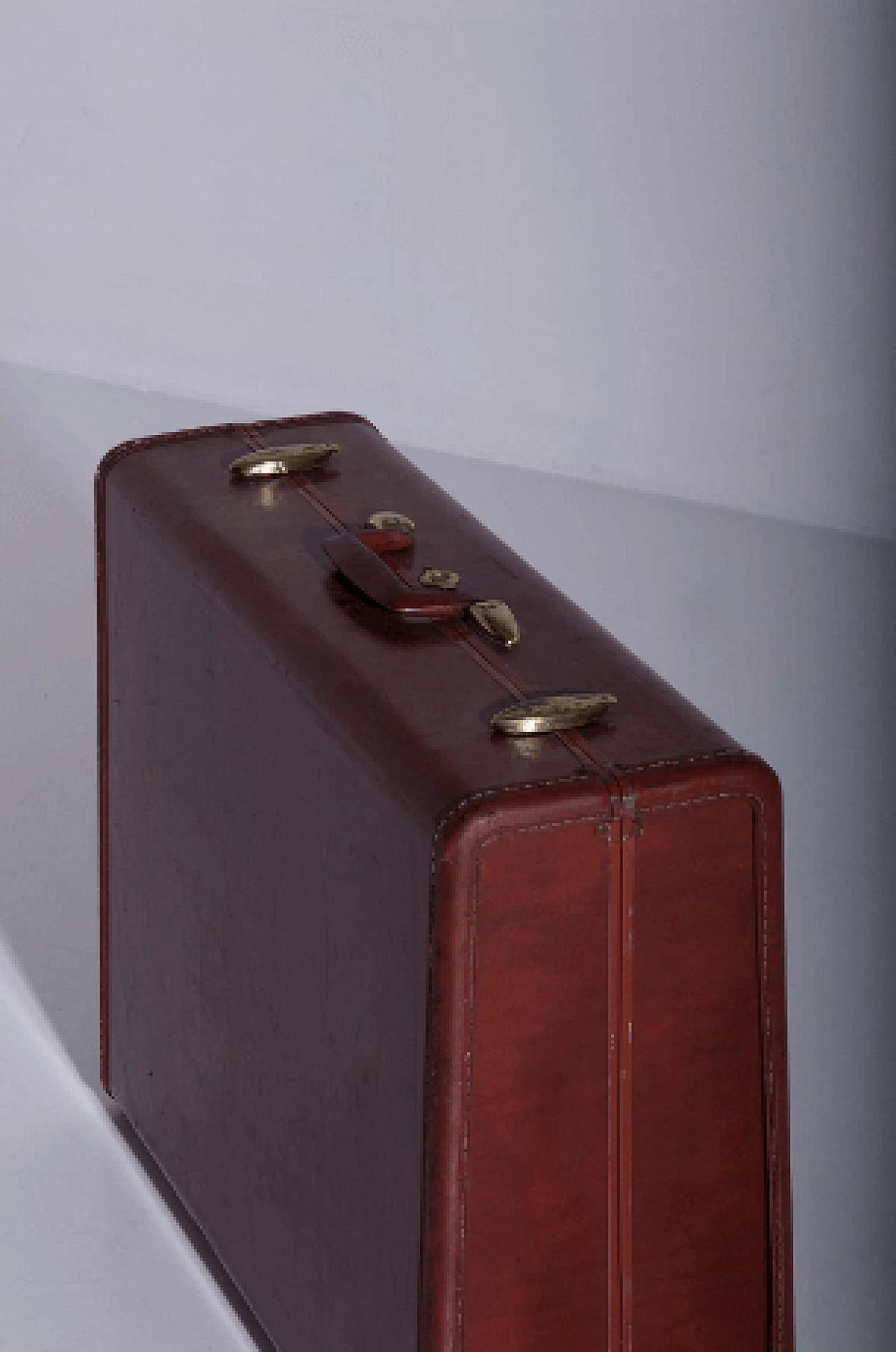 Leather Samsonite suitcase, 1950s 5