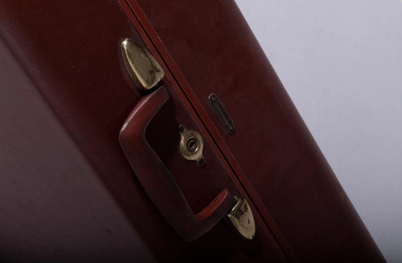 Leather Samsonite suitcase, 1950s 6